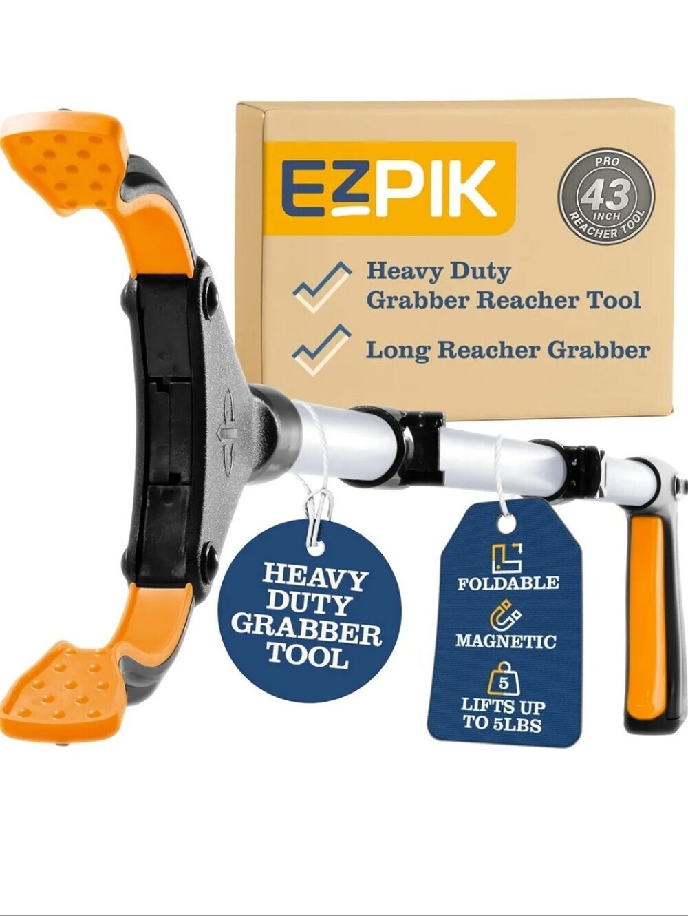 43" Folding Grabber Reacher